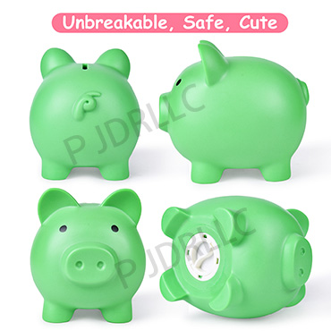 Piggy Bank, Unbreakable Plastic Money Bank, Coin Bank for Girls and Boyh