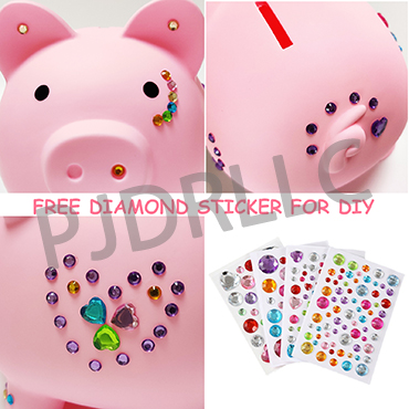 Pink Piggy Banks, Piggy Bank for Girls Boys Kids A New Piggy Bank for  Boys,Girls,Kids,Adult Coin Bank (Pink)